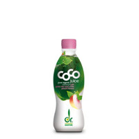 Mladý zelený kokosový ořech (bílá broskev, zelený čaj) 330ml plastový obal